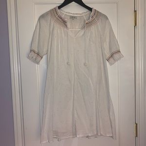Madewell White Linen Dress